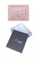 Soft Cotton - Dárkové balení ručníků a osušky Silvia, 3 ks, růžová - Osuška