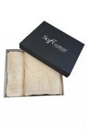 Soft Cotton dárková sada ručníku a osušky Stella, 2 ks, krémová - Osuška