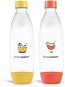 Sodastream-Flasche SODASTREAM Bottle Fuse 2 x 1 l Orange / Yellow für die Spülmaschine - Sodastream lahev