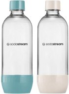 Sodastream Jet Palack, kék/homokszín, 2×1 l - Sodastream palack