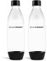 Sodastream-Flasche SODASTREAM Flascge Fuse 2 x 1 l Black für die Spülmaschine - Sodastream lahev