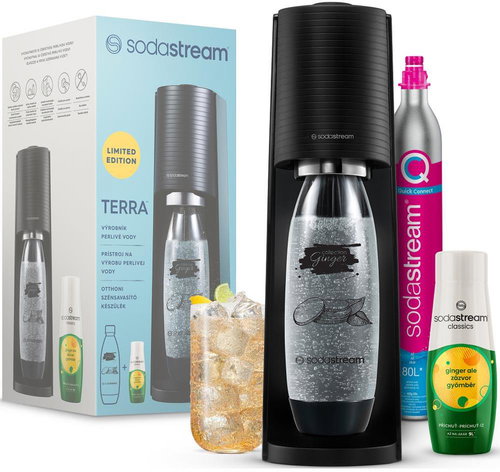 SodaStream TERRA Black Ginger Ale Mpack - Kit - Main image