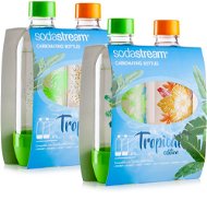 SodaStream Bottles Tropical Edition 2pcs Island and 2pcs Forest - Set