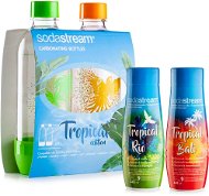 SodaStream Palackok Tropical Edition 2 db Sziget + Ananász-Kókusz és Mangó-Kókusz ízek - Készlet