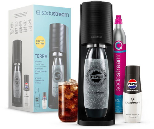 SodaStream TERRA Black Pepsi Zero - Satz - Hauptbild