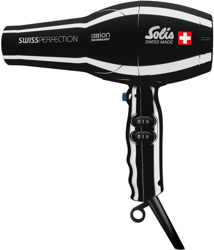 Solis Swiss Perfection, Black - Hair Dryer - Main image