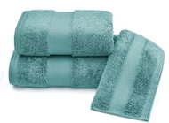 Soft Cotton - Set of towels and bath towels DELUXE, 3 pcs, turquoise - Towel Set