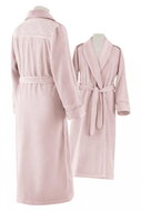 Soft Cotton Women's elegant Queen bathrobe in gift box, purple-lilac, S - Bathrobe
