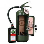 Fire extinguishing bar KHAKI - SPECIAL WITH WOOD FILLING - Gift Crate