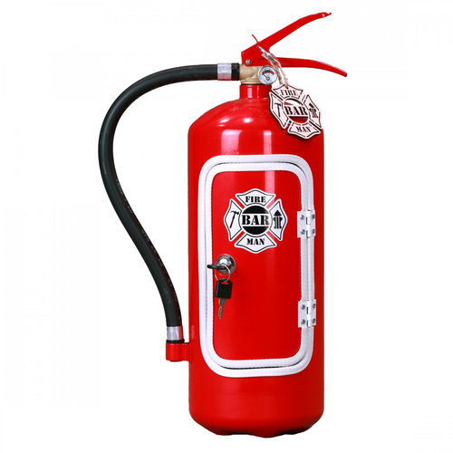 Fire extinguisher as red bar with white trim equipped with - Gift Crate - Main image