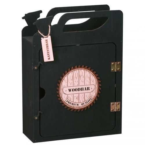 Canister bar - WOOD BAR black - Gift Crate - Main image
