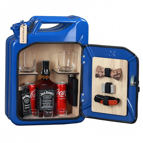 Canister bar SPECIAL blue - new paint - Gift Crate - Main image