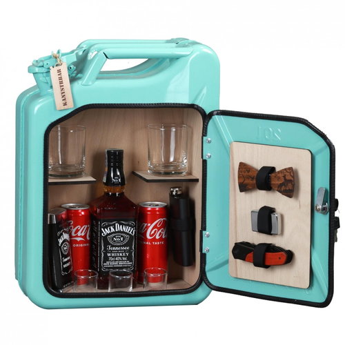 Canister bar SPECIAL turquoise - new paint - Gift Crate - Main image