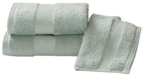 Soft Cotton Deluxe towel and bath towel set, mint, 2 pcs - Towel Set - Main image