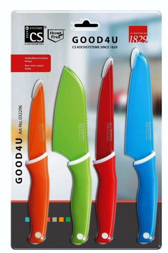 CS Solingen Antibacterial Knife Set, 4pcs, GOOD4U - Knife Set - Main image