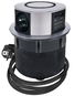 Solight 3z + USB A+C 20 W PD, Wireless 10 W, výsuvný blok zásuvek, 2 m, stříbrný - Zásuvka