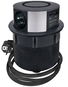 Solight 3z + USB A+C 20 W PD, Wireless 10 W, výsuvný blok zásuvek, 2 m, černý - Zásuvka