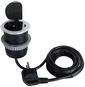 Solight 1z + USB-C 20 W PD vestavná, 2 m, stříbrná - Zásuvka