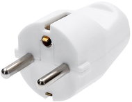 Solight Straight plug, IP20, white - Plug