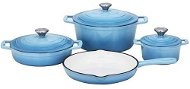 CS Solingen XANTEN Blue, Cast Iron 7 pcs - Cookware Set