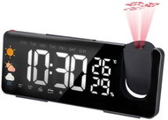 Solight Projection Clock with Weather Station - Radio Alarm Clock