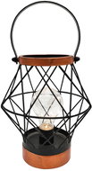 Solight Metal lantern with micro LED bulb, warm white, 3 × AA, 20 cm - Lantern