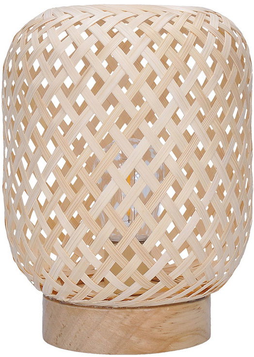 Solight LED izzós rattan lámpás, meleg fehér, 2×AAA, 19 cm