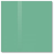 SOLLAU Skleněná magnetická tabule zelená veronesová 48 × 48 cm - Magnetic Board