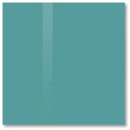 SOLLAU Skleněná magnetická tabule zelená smaragdová 48 × 48 cm - Magnetic Board