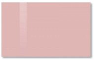 SOLLAU Sklenená magnetická tabuľa ružová telová 60 × 90 cm - Magnetická tabuľa