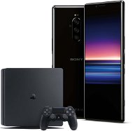 Sony Xperia 1 Black + PlayStation 4 Fortnite - Mobile Phone