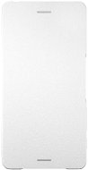 Sony Style Flip Cover SCR52 White - Phone Case