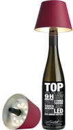 Sompex Table LED bottle lamp Top 12,5 cm, burgundy - Table Lamp