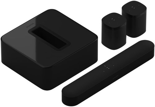 Sonos Beam 5.1 Surround Set, Black - Home Theatre - Main image