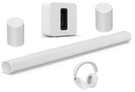 Sonos Ace White + Sonos Arc Ultra White + Sonos Sub 4 + 2x Sonos Era 100 - Set