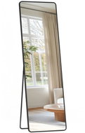 Songmics Standing Mirror with Black Frame, Rectangular, 150 × 40cm, Black - Mirror