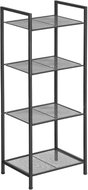 Songmics Metal bathroom shelf Debra, 96 cm, black - Shelving Unit