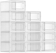 Songmics Ludar, clear 12 pcs - Shoe Rack