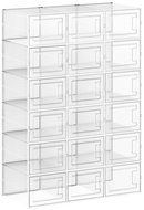 Songmics Boxy na boty Petry, bílé 18 boxů - Botník