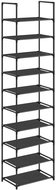 Songmics Halas Shoe Stand Black - Shoe Rack