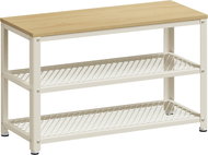 Songmics Vasagle Leggy Boot white/beige - Shoe Rack
