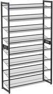 Songmics Dancer Shoe rack metal 8 shelves black - Shoe Rack