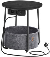 Houseland Storage table with drawer Vasagle Moris dark grey - Side Table
