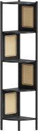 Songmics Vasagle Balisto corner shelf 156,4 cm, black - Shelf