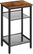 Songmics Vasagle Loftcore Folding table 38 cm, brown/black - Side Table