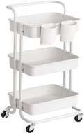Songmics Mobile Shelf Flurry white - Shelving Unit