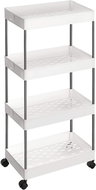 Songmics Voxo I Shelf on wheels white - Shelving Unit