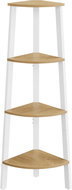 Songmics Vasagle Djerha Corner shelf natural oak/white - Shelving Unit