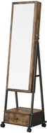 SONGMICS Jewellery stand, black and brown combination, velvet inner padding - Jewellery Stand