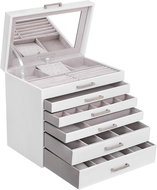 SONGMICS Elegant watch organizer white 30,5 × 21,5 × 31,5 cm - Watch Box
